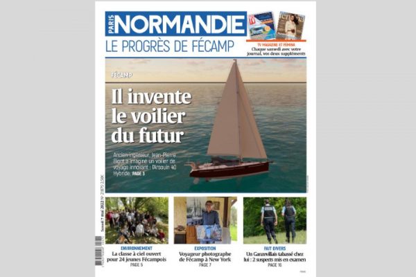 Paris Normandie - 7 mai 2022 - Arsouin 40 hybride - Il invente le voilier du futur